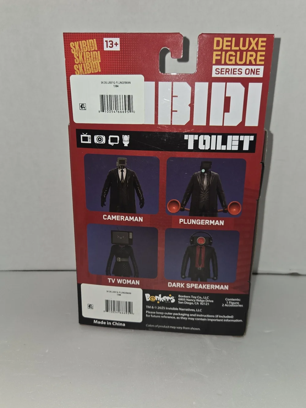 SET OF 4! Skibidi Toilet Deluxe Figure TV Woman Speakerman Cameraman Plungerman